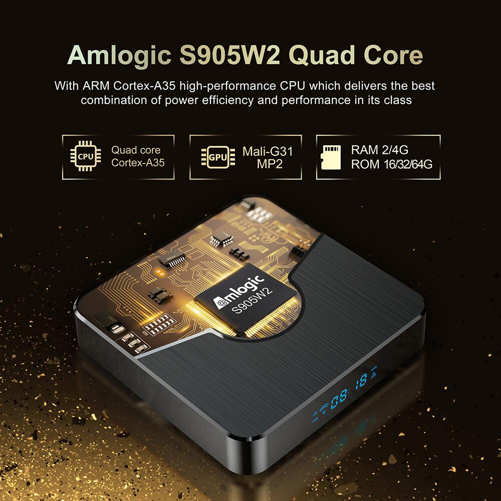 Anpassen Amlogic S905W2 X98Plus Android TV-Boxen